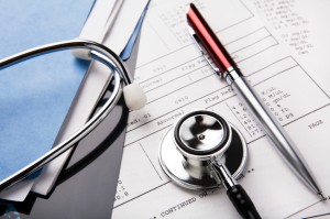 personal injury attorney in orange county  Medical Records & Stethoscope 