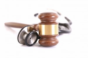 Orange County Injury Attorneys - stethoscope and gavel