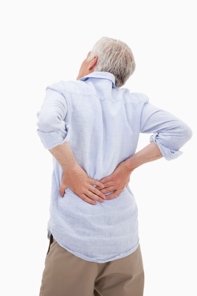 Portrait of a man having a back pain Riverside Car Accident Lawyers