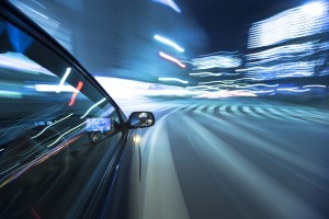 Orange County auto accident lawyer blurred traffic
