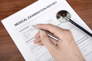 Newport Beach CA Accident Attorney - medical exam report