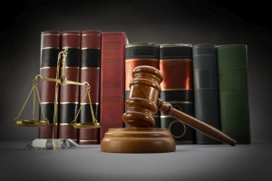 Long Beach Injury Attorney gavel balance books