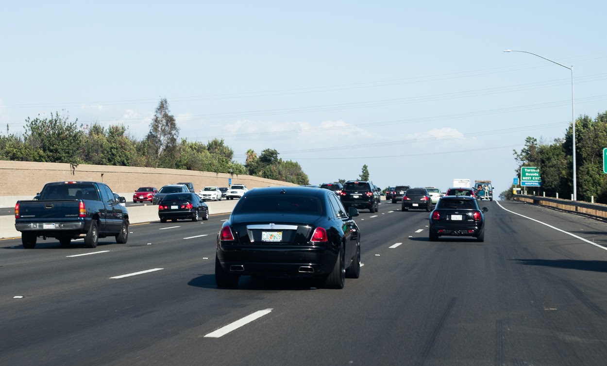 Santa Ana, CA - SR 91 Scene of Injury-Causing Collision at Imperial Hwy